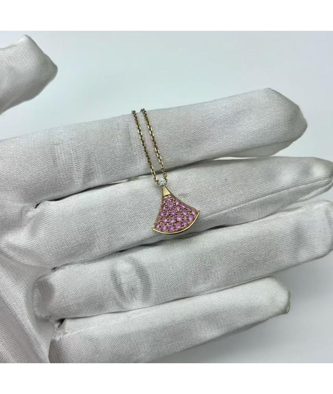 BVLGARI Золотое колье из розового золота, фото 5