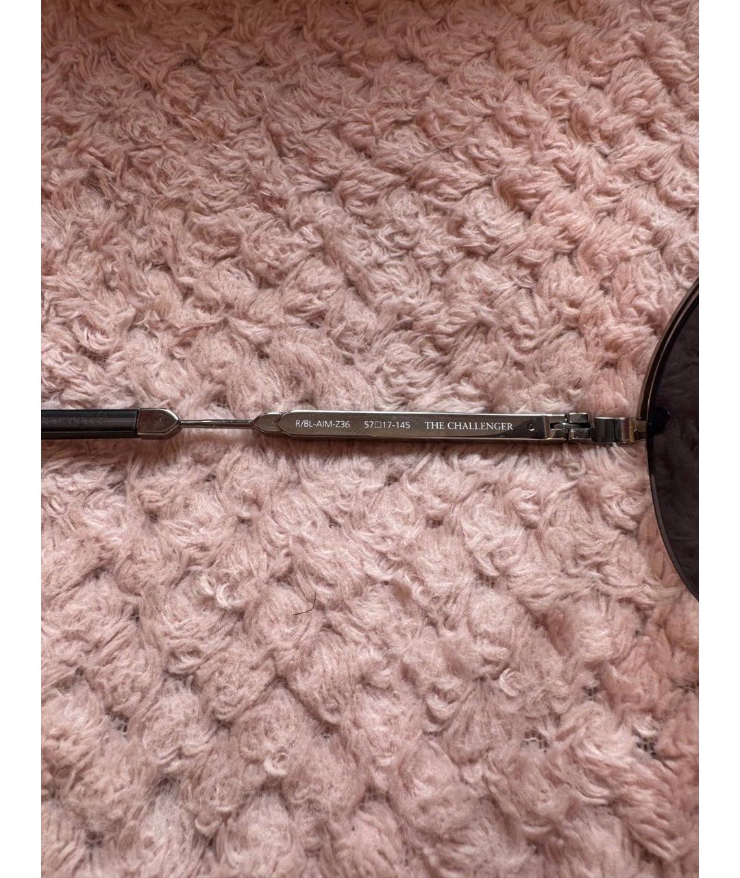 MAYBACH Антрацитовые металлические солнцезащитные очки, фото 6