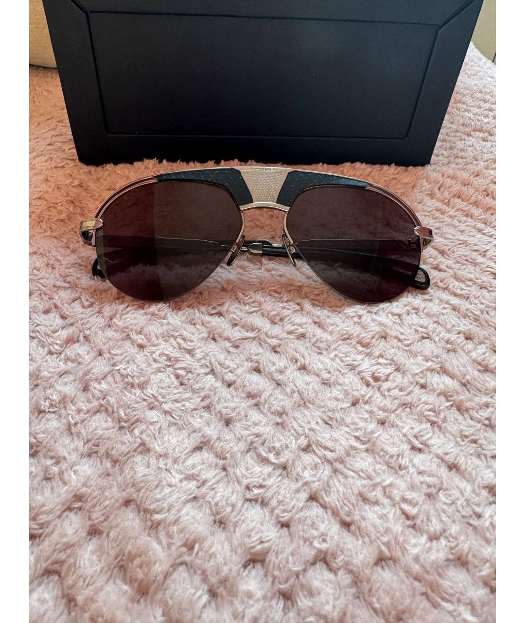 MAYBACH Антрацитовые металлические солнцезащитные очки, фото 9