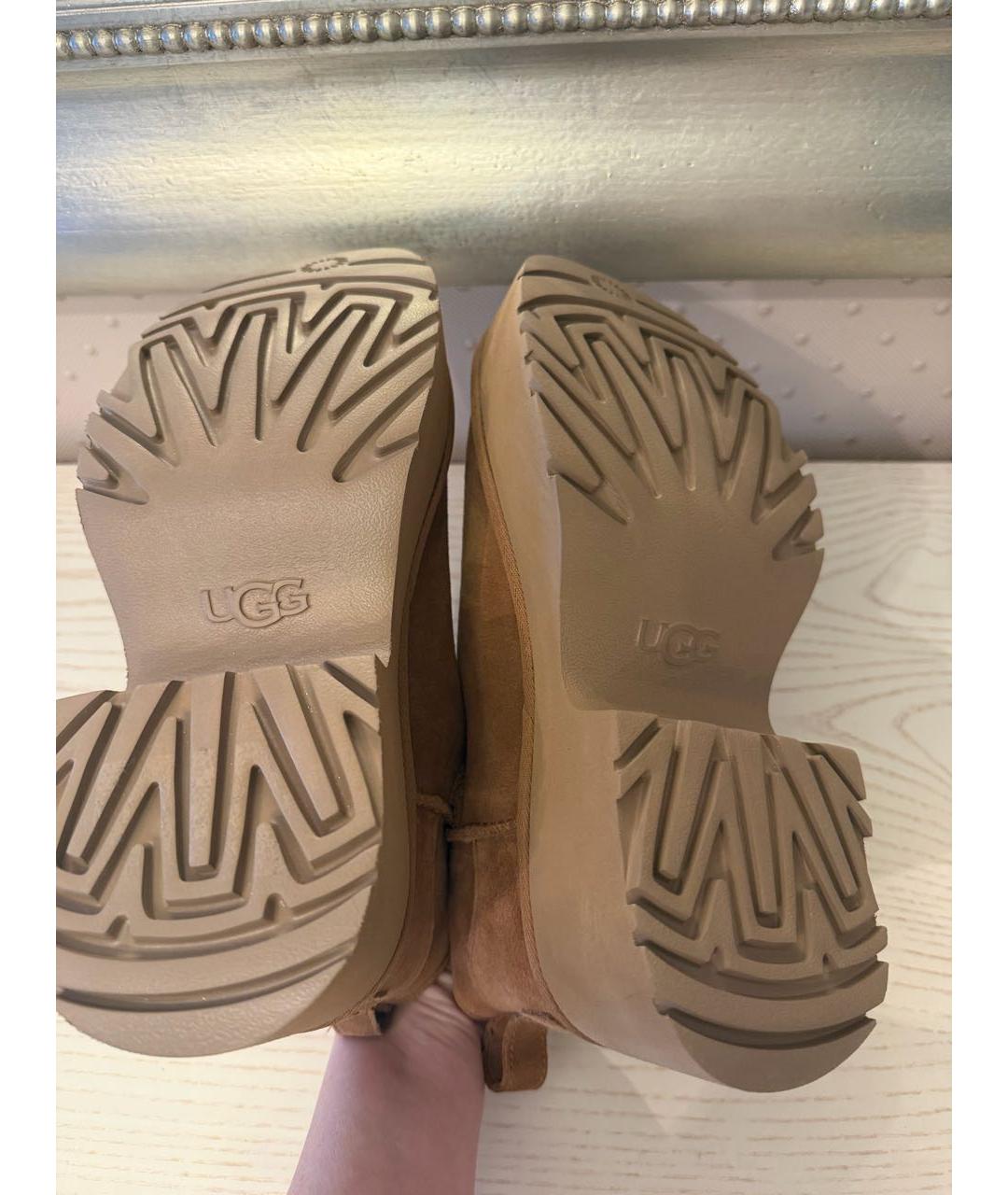 UGG AUSTRALIA Коричневые сапоги, фото 5