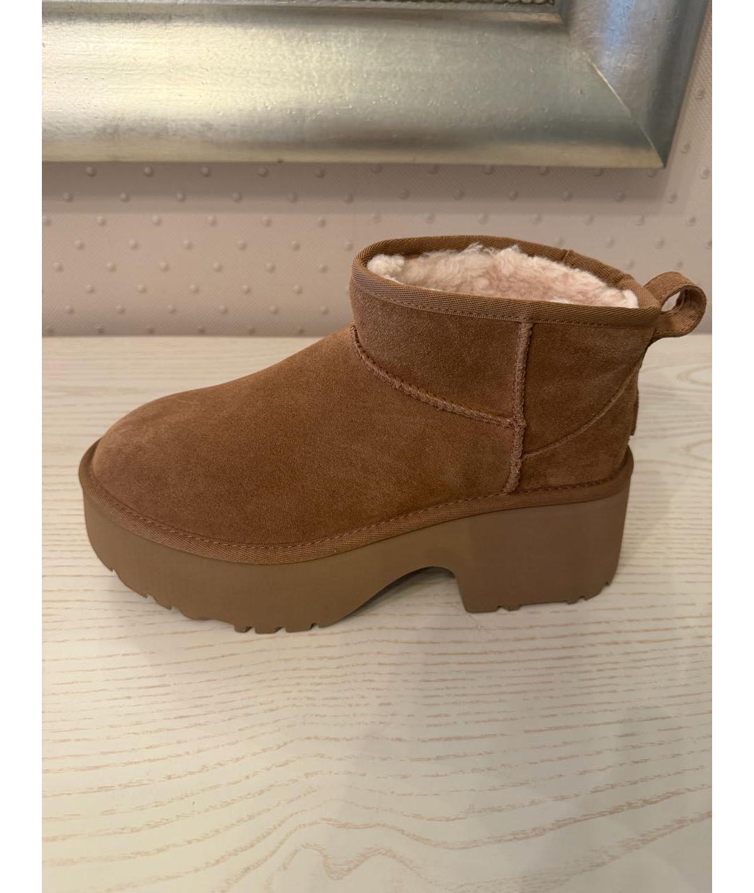 UGG AUSTRALIA Коричневые сапоги, фото 9