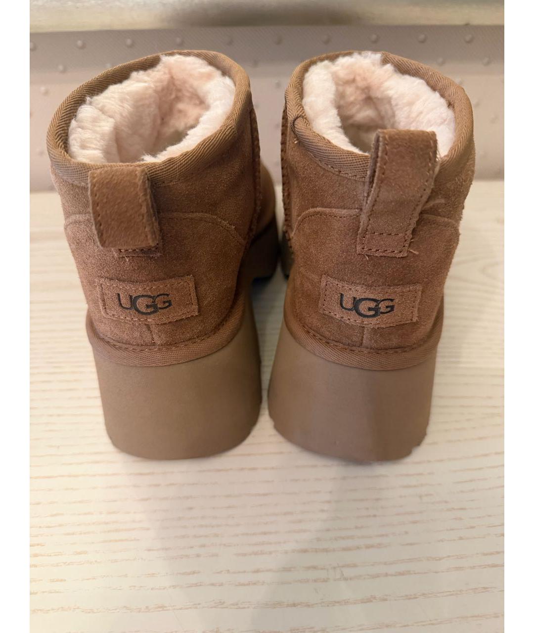 UGG AUSTRALIA Коричневые сапоги, фото 3