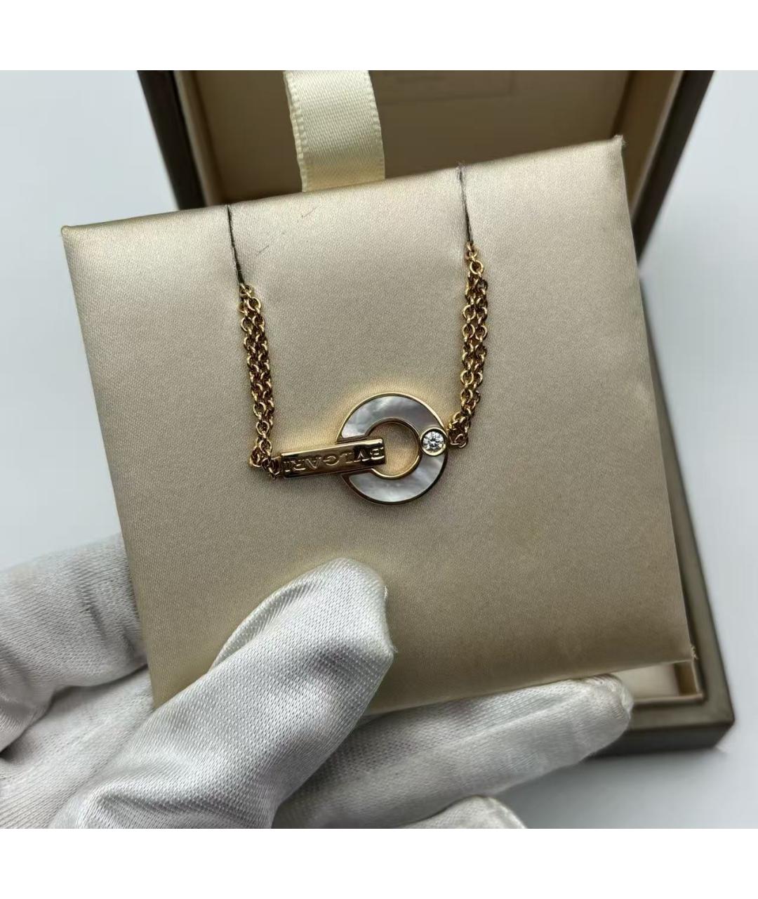 BVLGARI Золотое колье из розового золота, фото 4