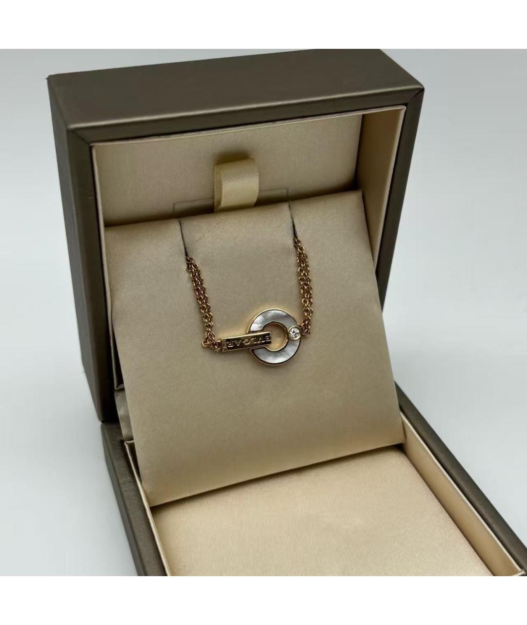 BVLGARI Золотое колье из розового золота, фото 3