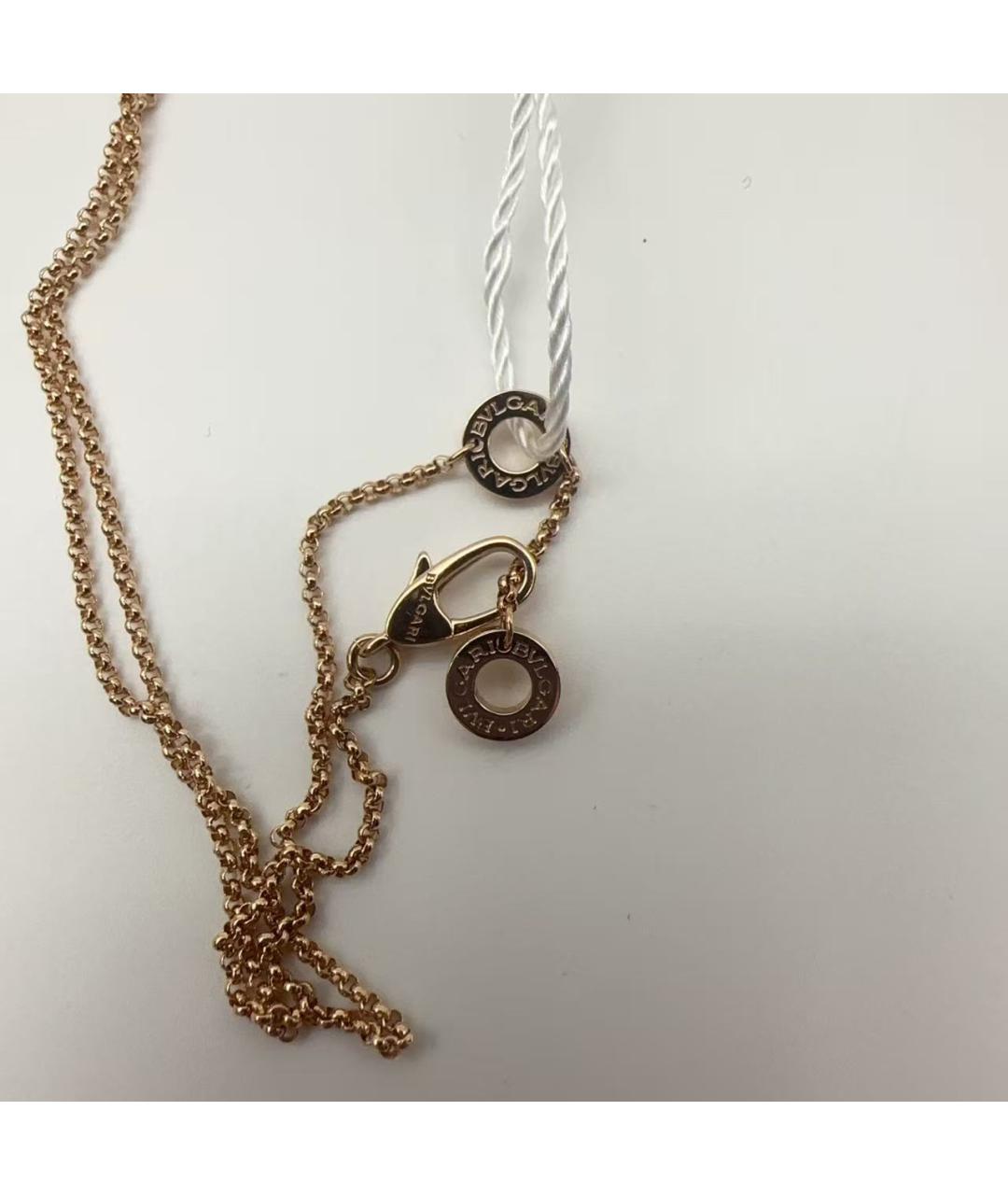 BVLGARI Золотая подвеска из розового золота, фото 5