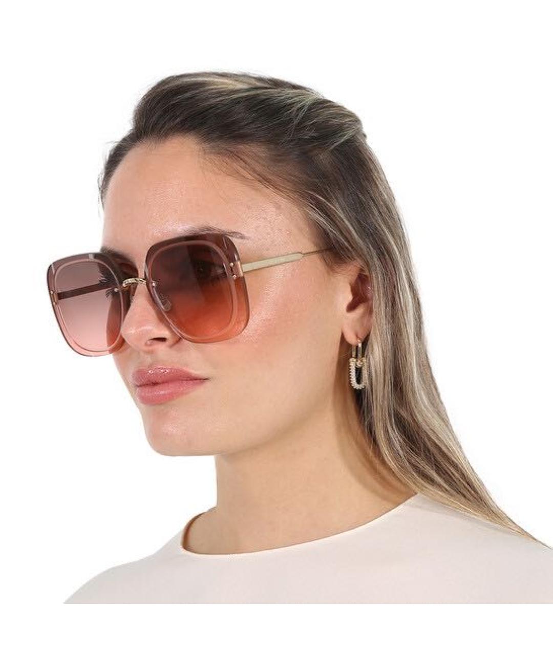 CHRISTIAN DIOR Коричневые солнцезащитные очки, фото 6