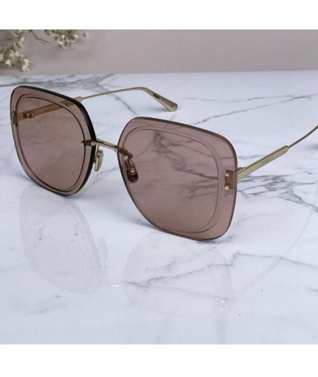 CHRISTIAN DIOR Коричневые солнцезащитные очки, фото 3