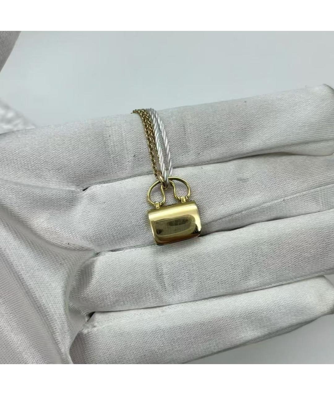 HERMES Золотая подвеска из розового золота, фото 5