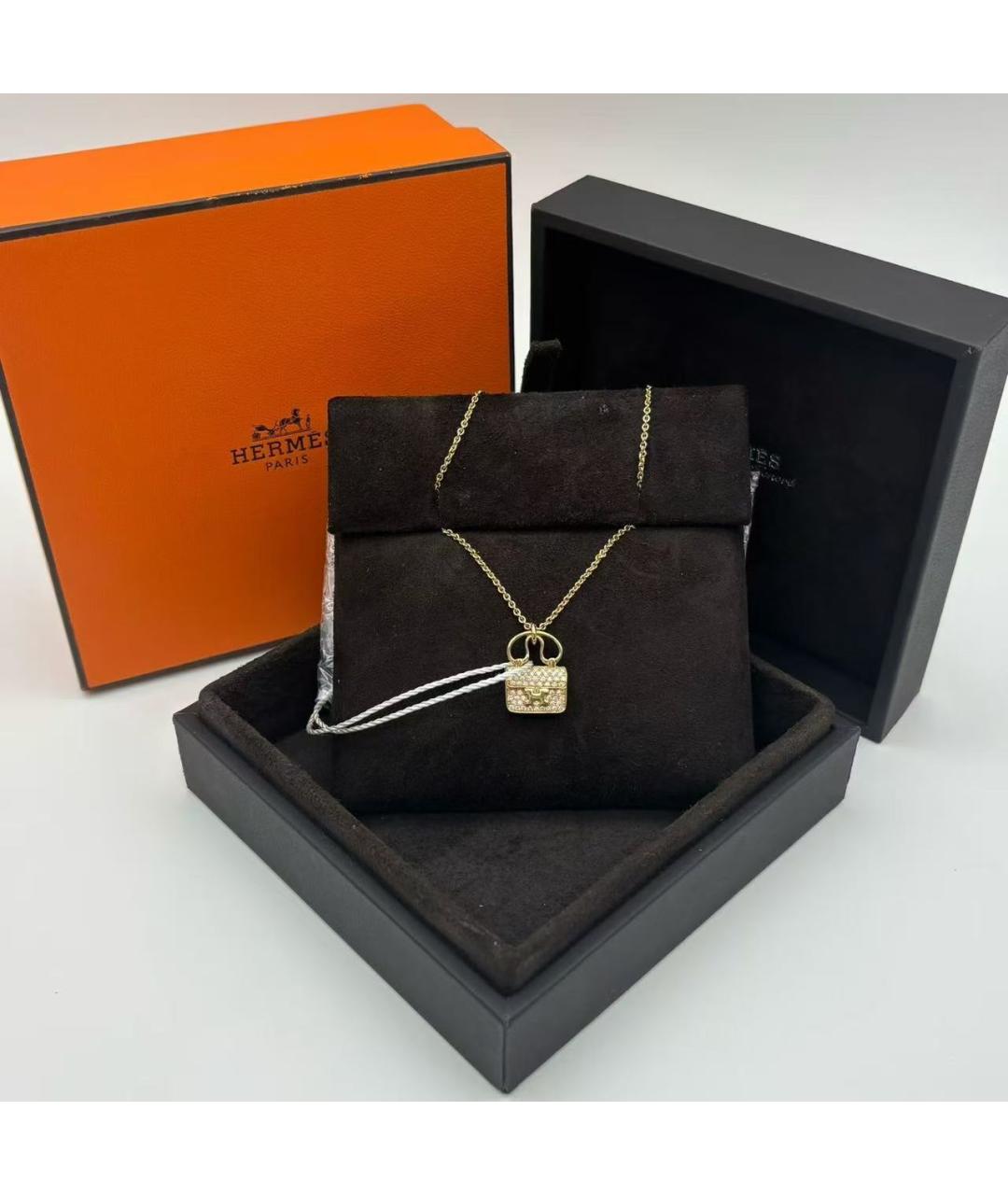 HERMES Золотая подвеска из розового золота, фото 2