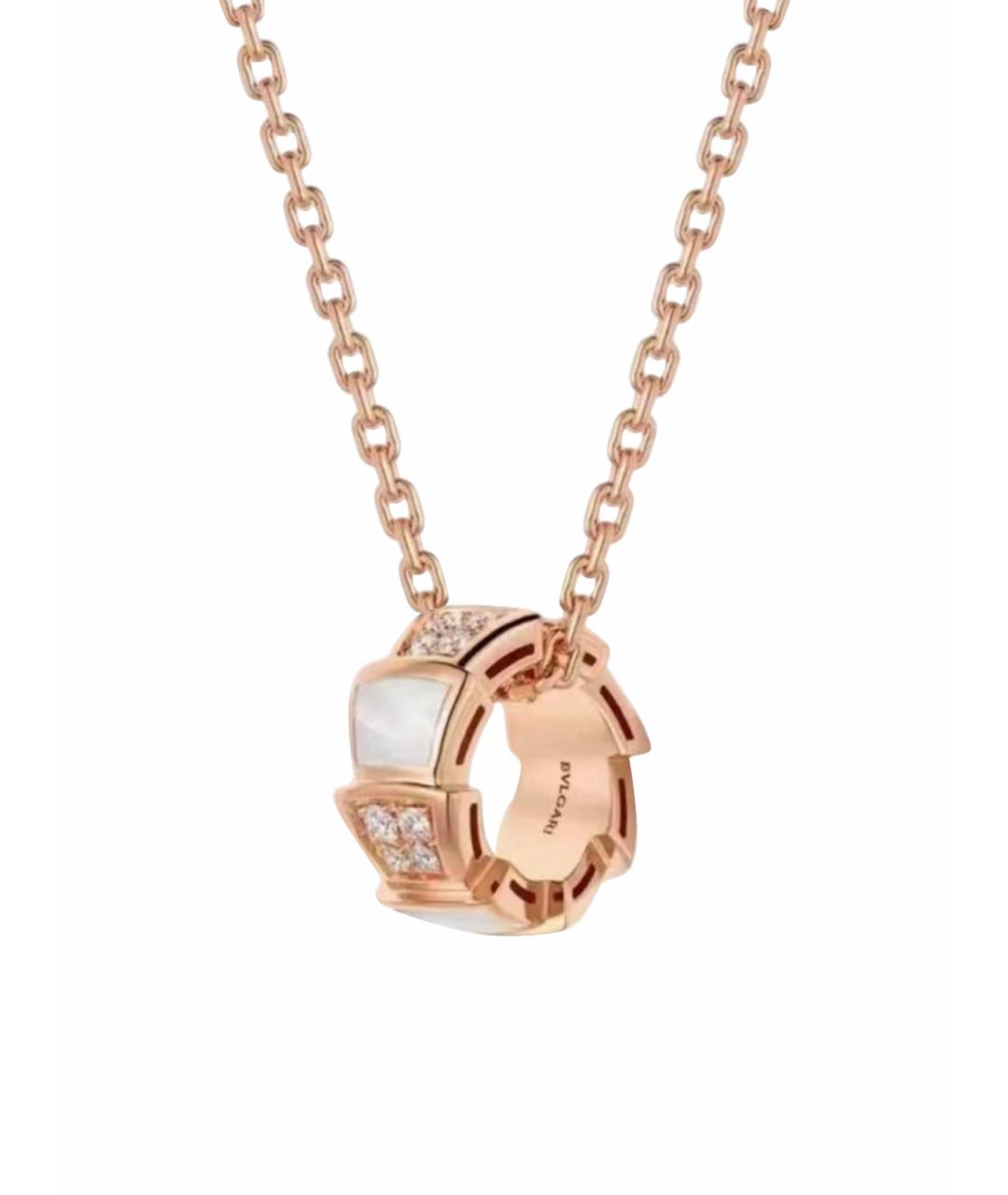 BVLGARI Золотое колье из розового золота, фото 1