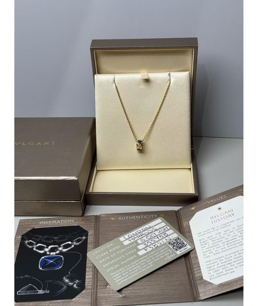 BVLGARI Золотое колье из розового золота, фото 2