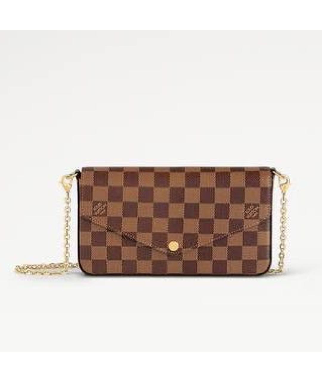 LOUIS VUITTON Коричневая сумка через плечо, фото 6