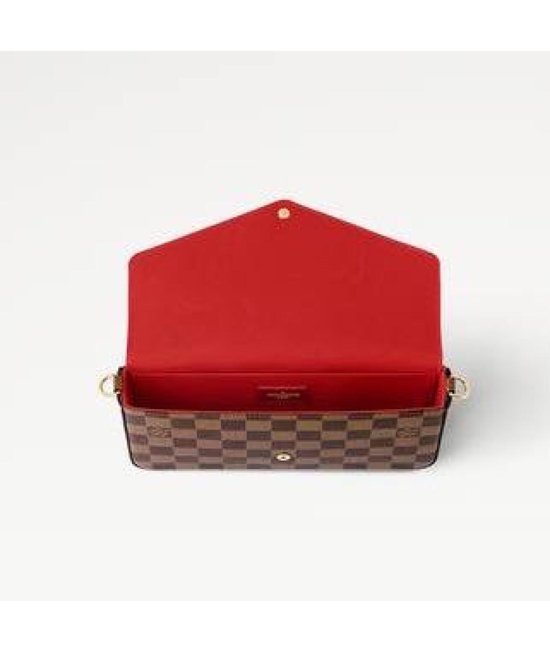 LOUIS VUITTON Коричневая сумка через плечо, фото 3