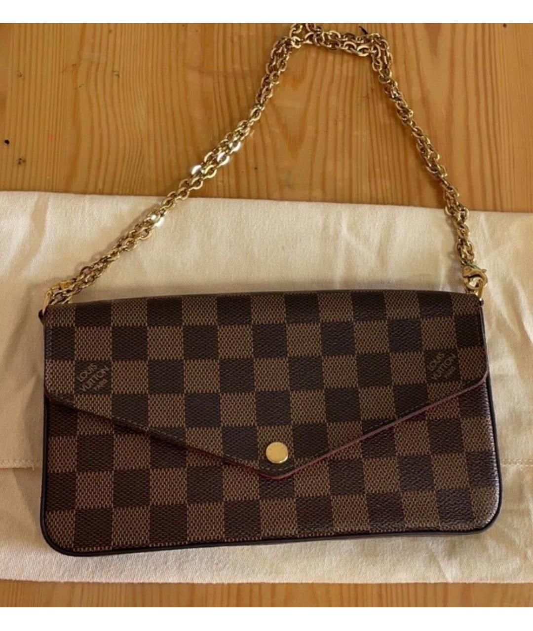 LOUIS VUITTON Коричневая сумка через плечо, фото 5