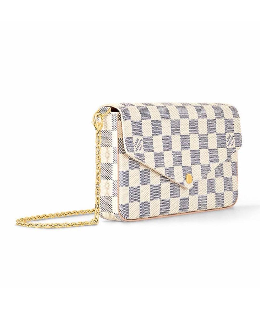 LOUIS VUITTON Белая сумка через плечо, фото 3