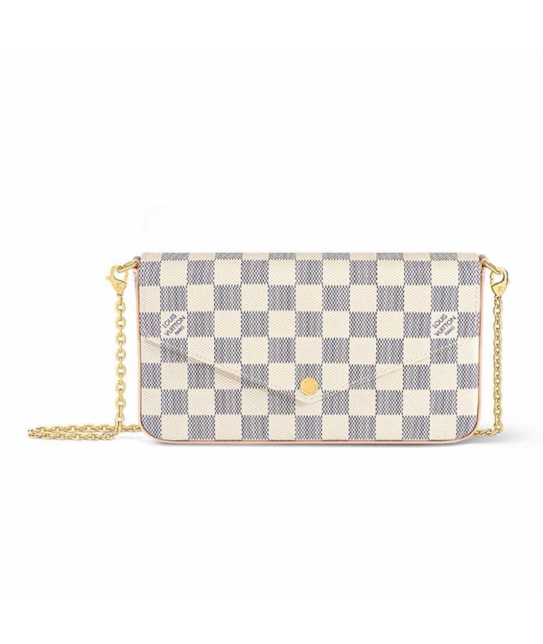 LOUIS VUITTON Белая сумка через плечо, фото 7