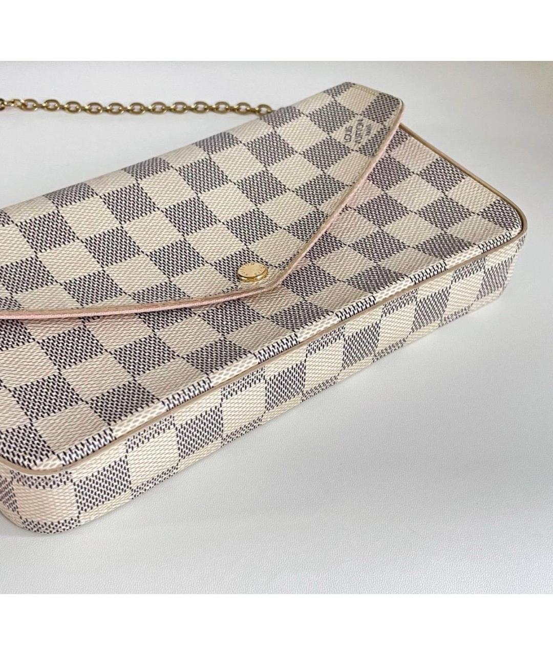 LOUIS VUITTON Белая сумка через плечо, фото 6