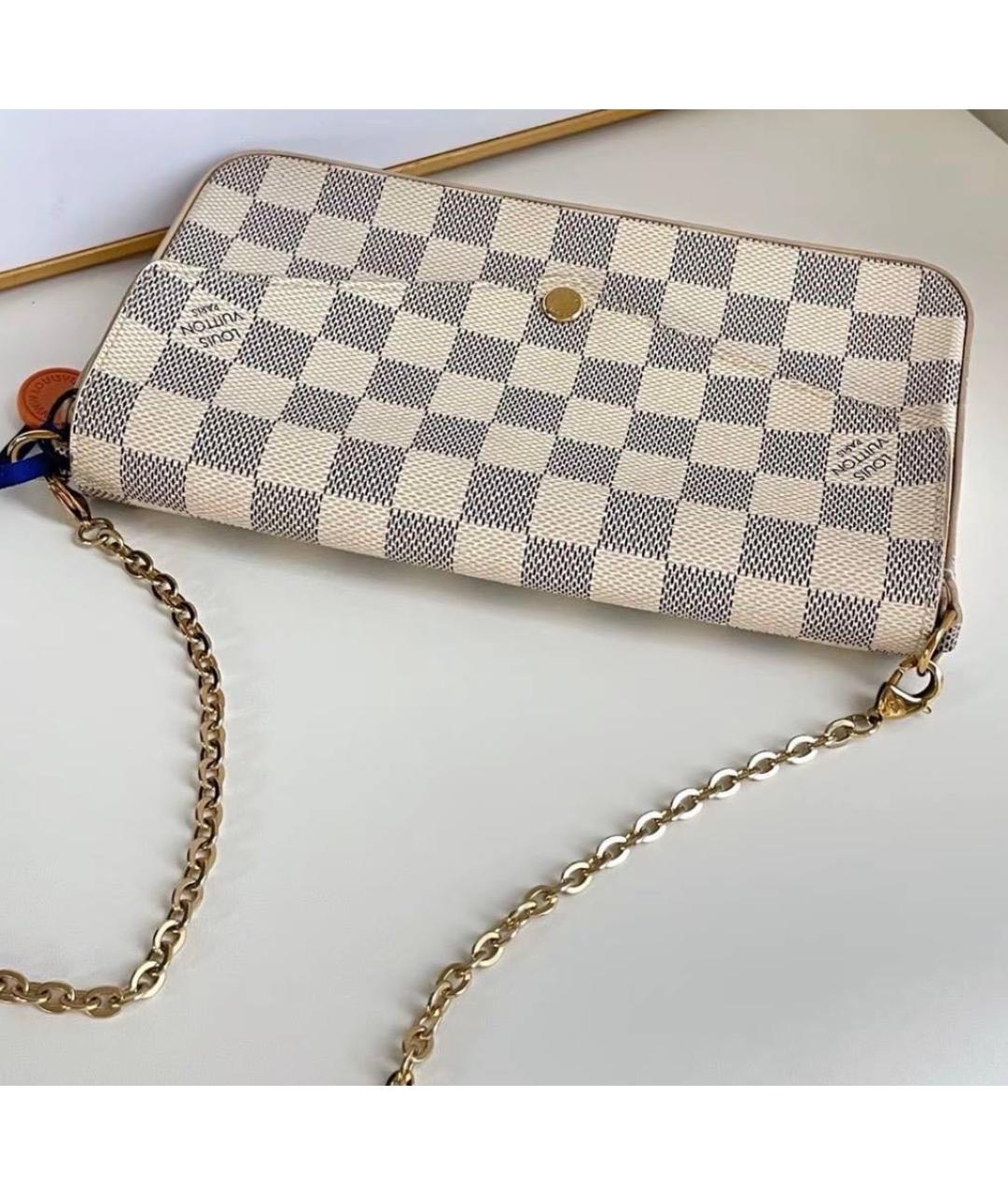 LOUIS VUITTON Белая сумка через плечо, фото 4