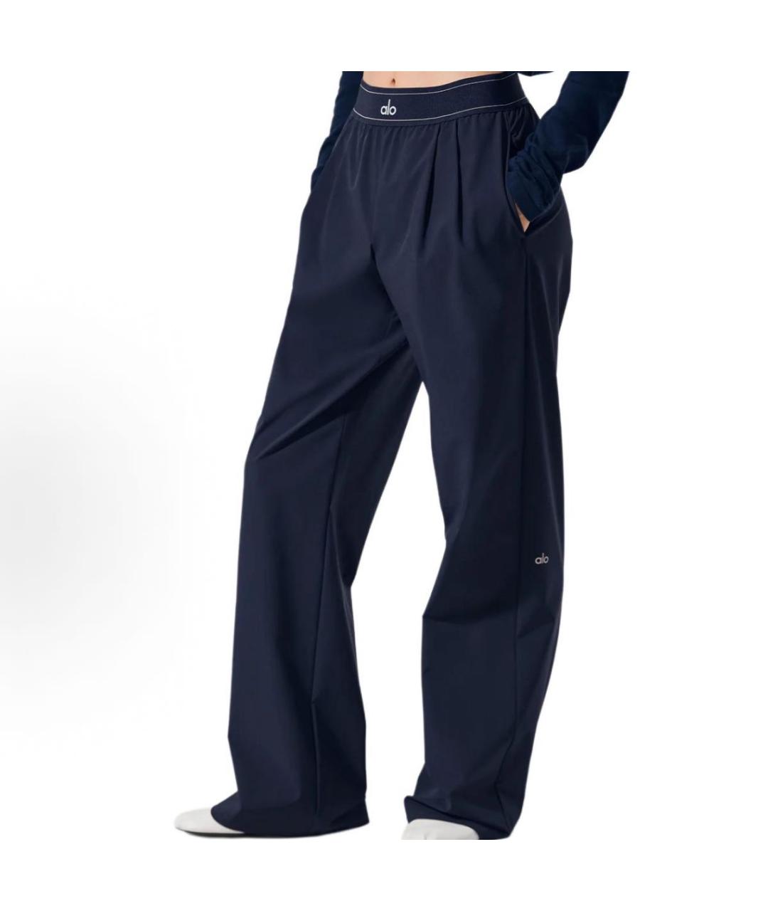 ALO YOGA Темно-синие спортивные брюки и шорты, фото 2