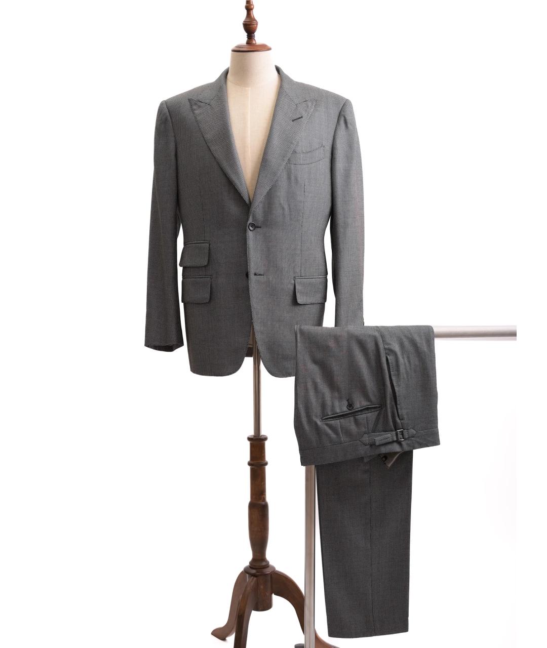 TOM FORD Серый классический костюм, фото 8