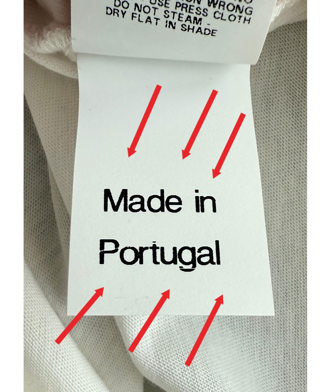 MOSCHINO Белая хлопковая футболка, фото 3