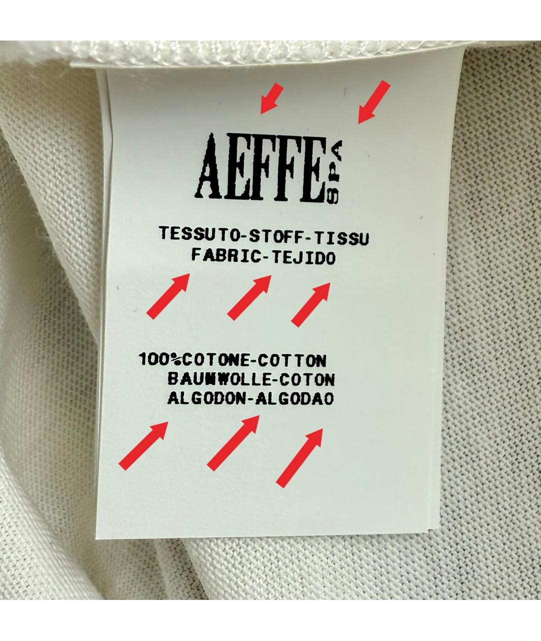 MOSCHINO Белая хлопковая футболка, фото 4