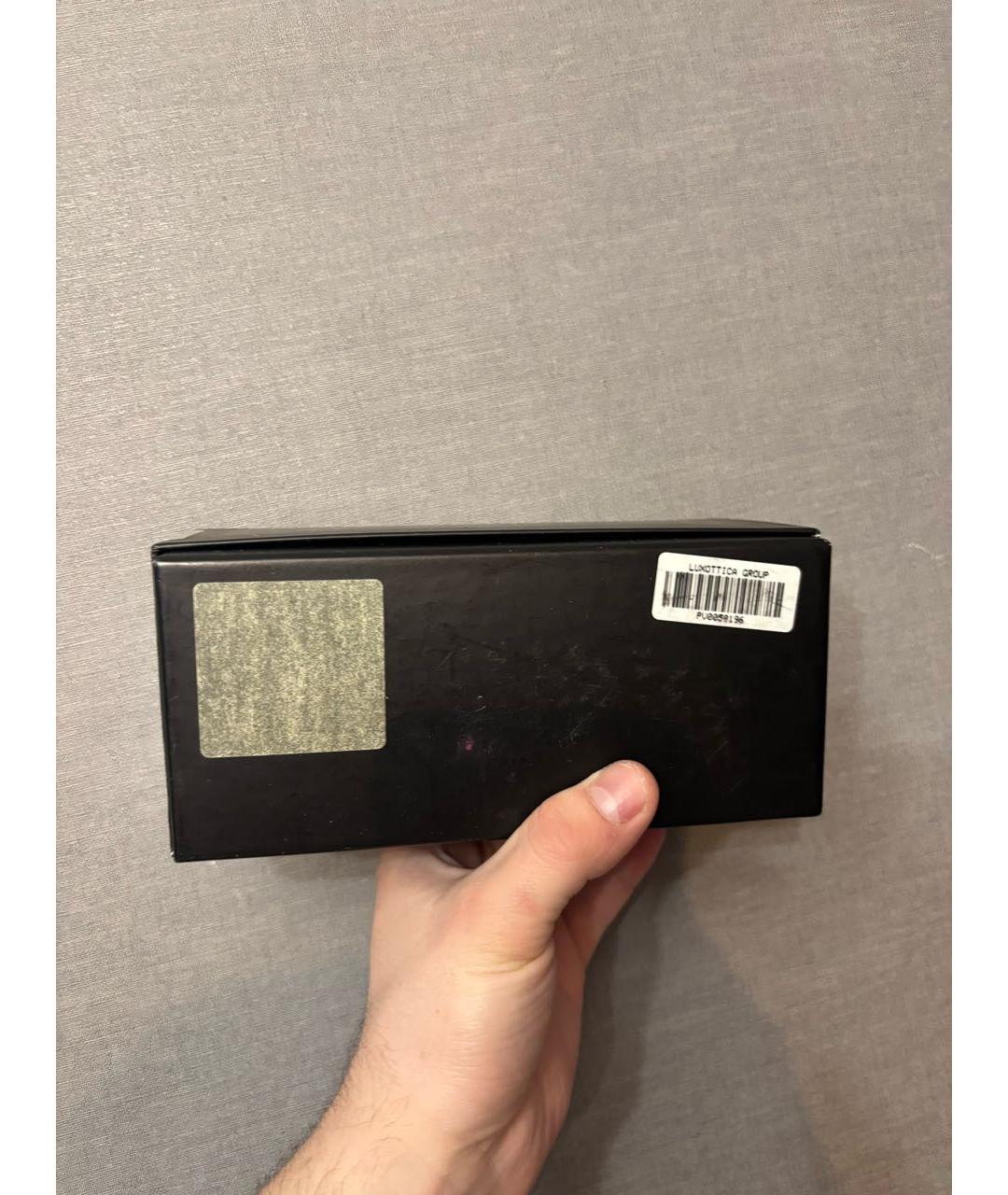 VERSACE Черные пластиковые солнцезащитные очки, фото 7