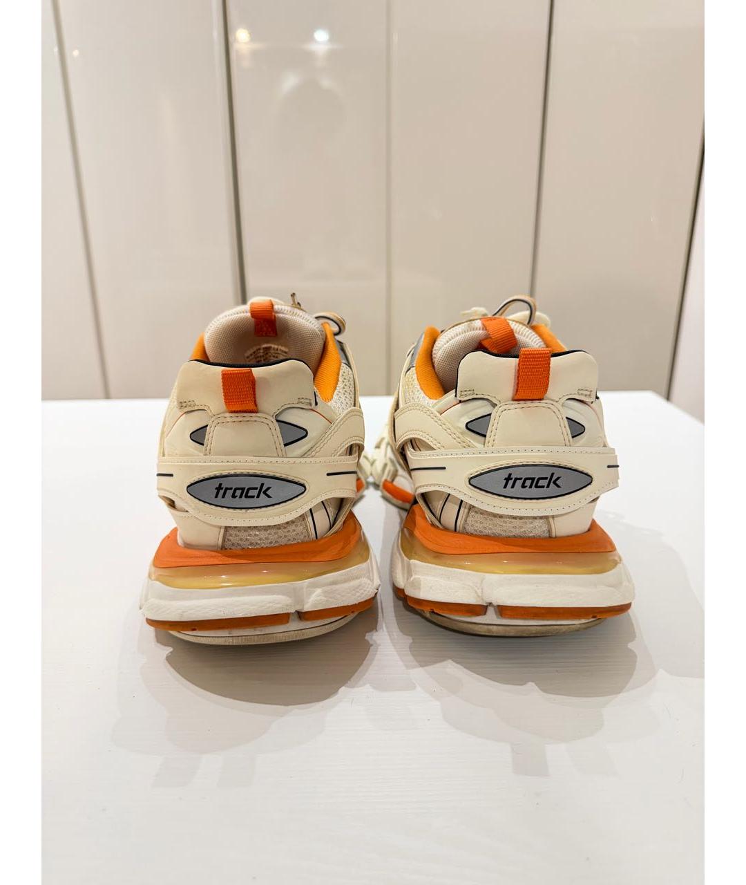 BALENCIAGA Белые низкие кроссовки / кеды, фото 4