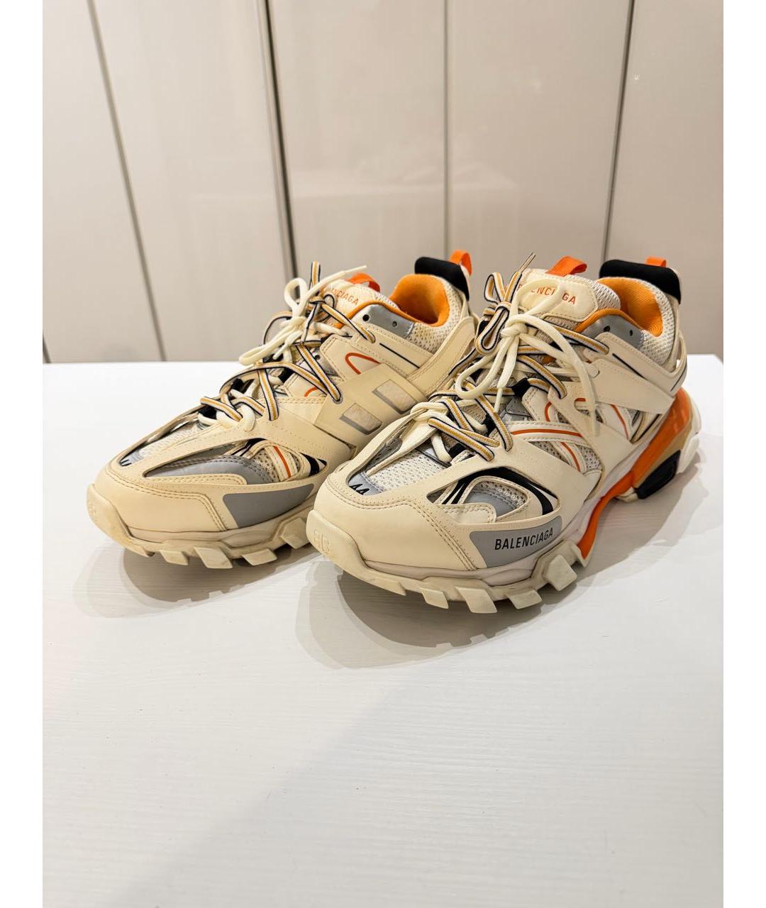 BALENCIAGA Белые низкие кроссовки / кеды, фото 5