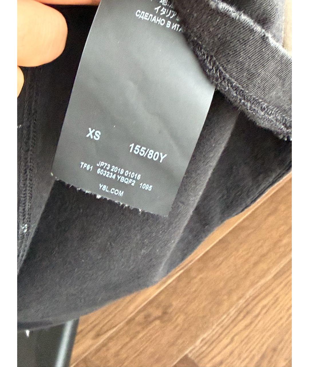 SAINT LAURENT Черная футболка, фото 5