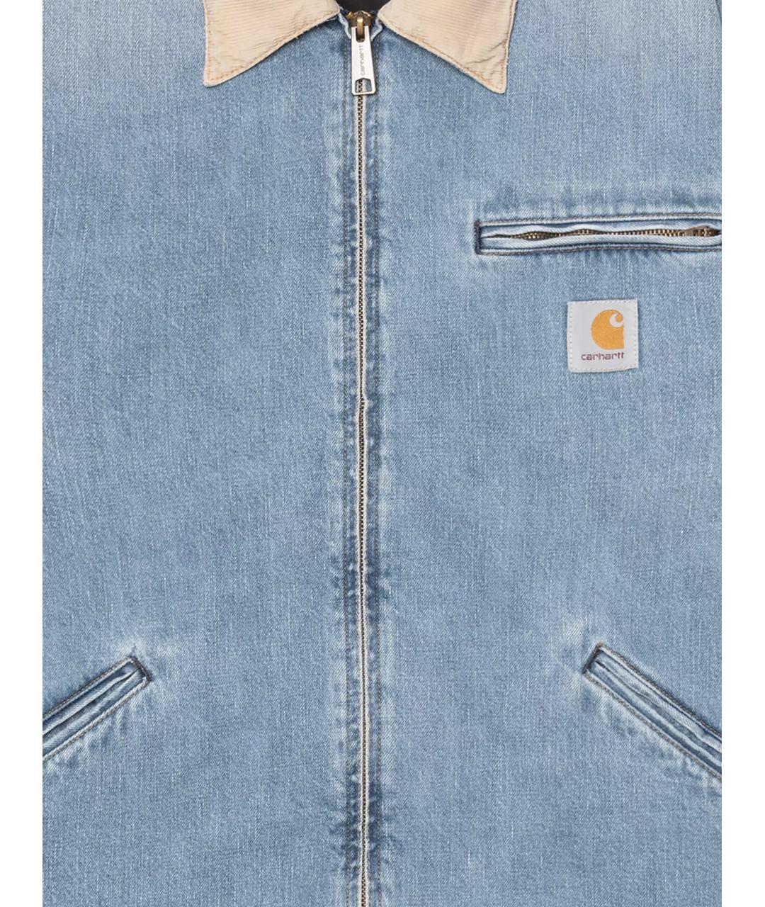 CARHARTT WIP Синяя хлопковая куртка, фото 3
