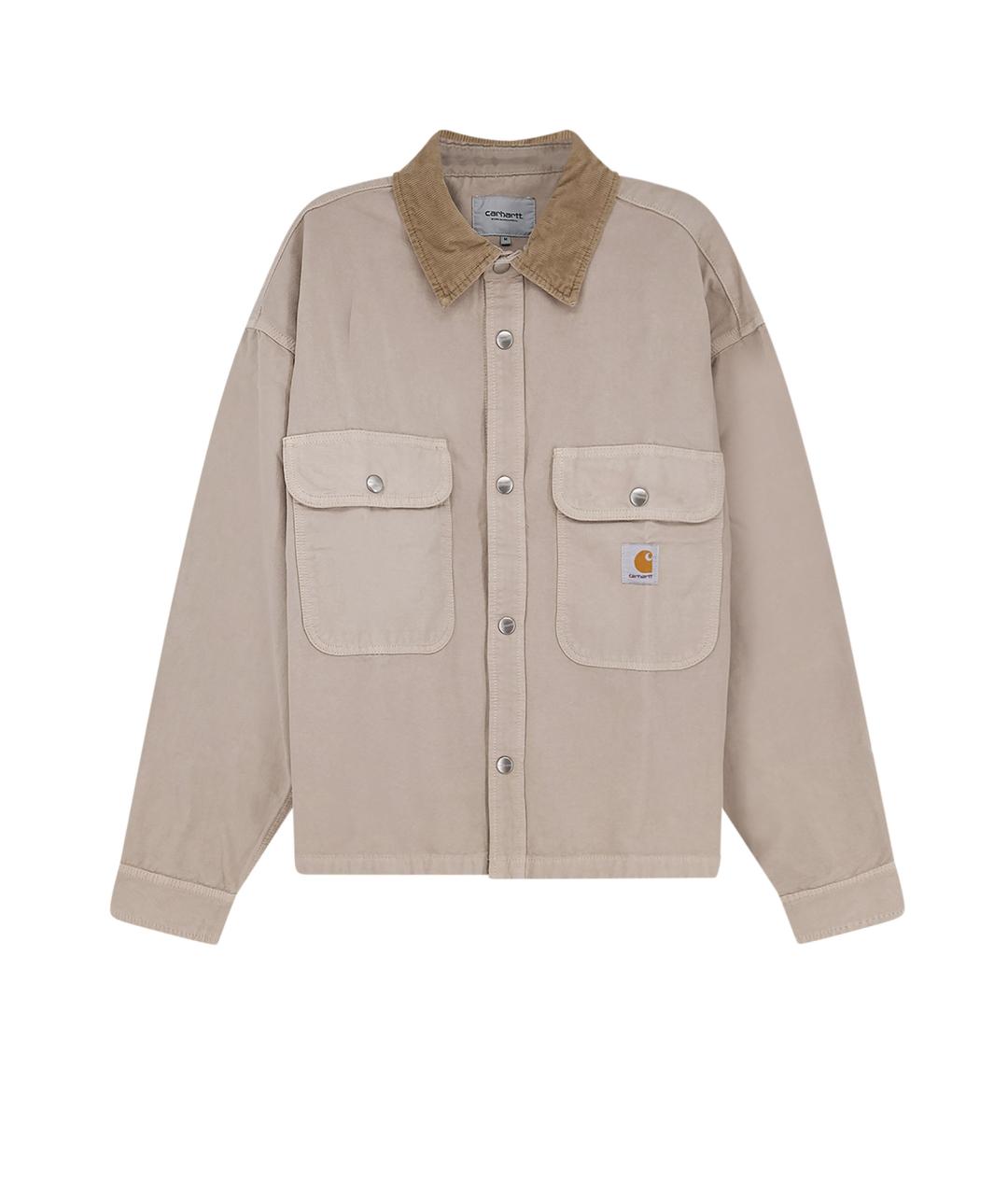 CARHARTT WIP Бежевая хлопковая куртка, фото 4