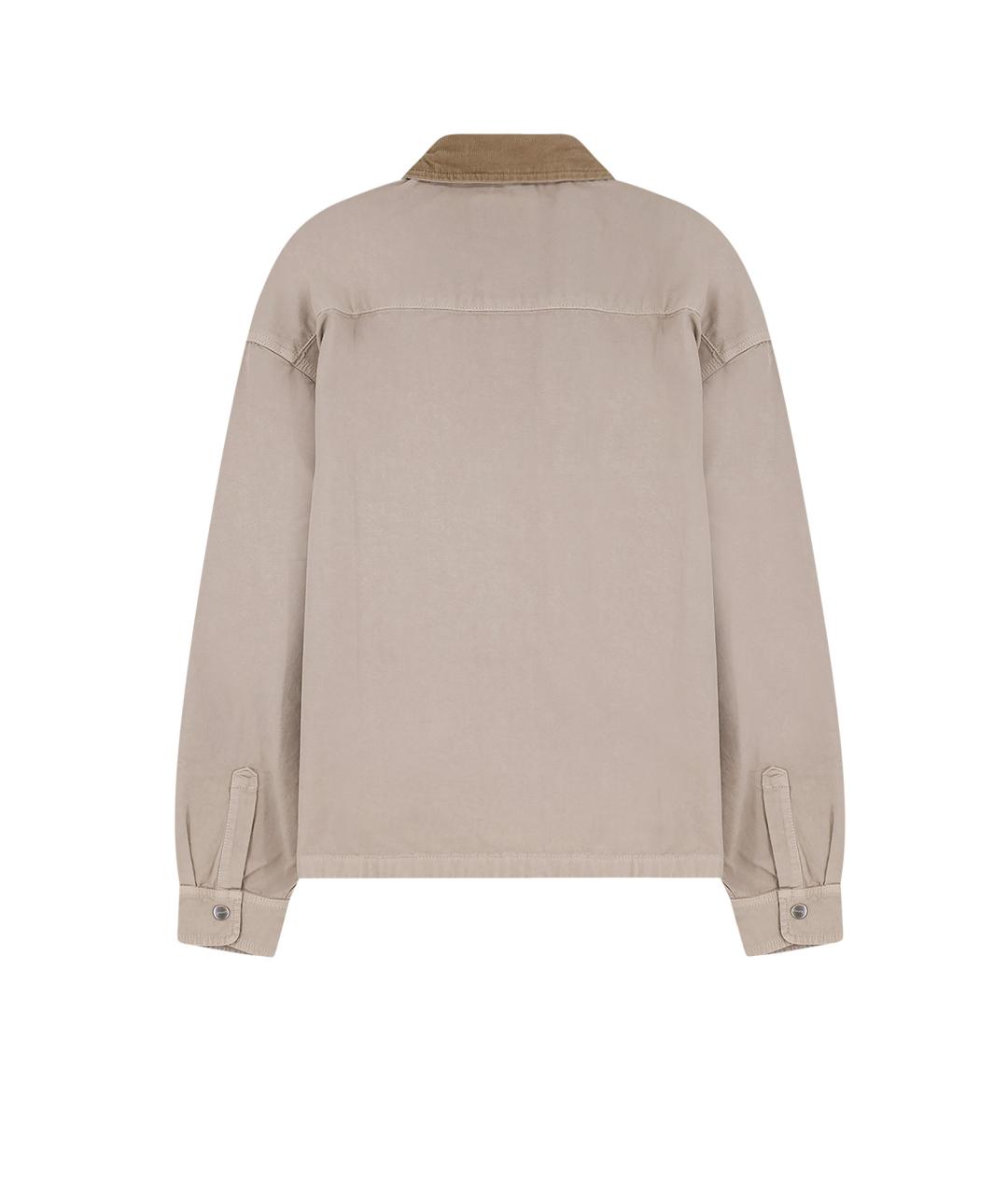 CARHARTT WIP Бежевая хлопковая куртка, фото 2