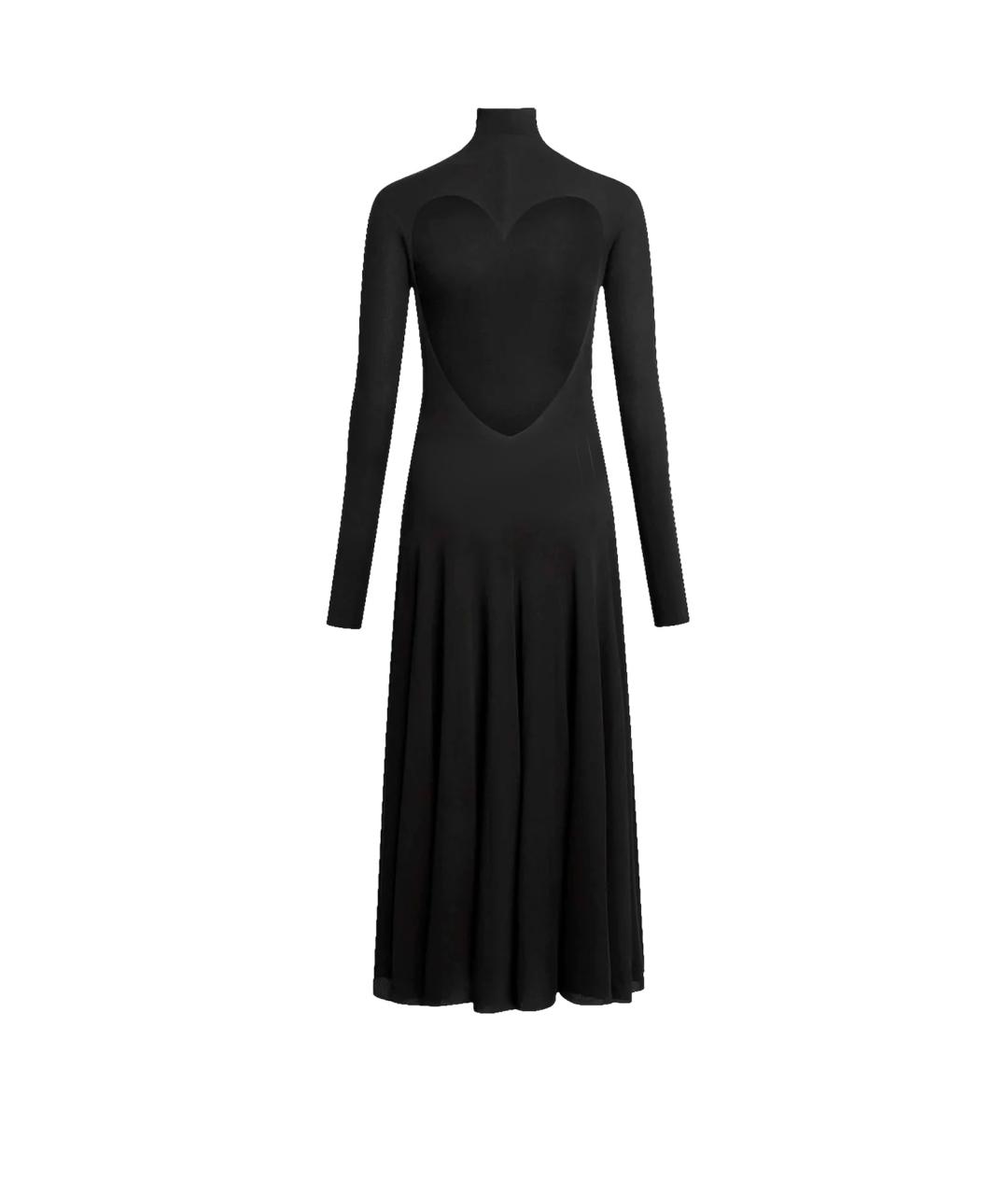 ALAIA Черное вискозное платье, фото 2