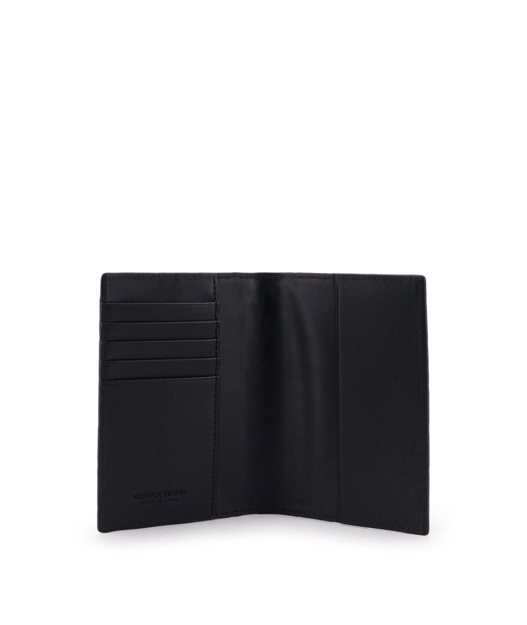 BOTTEGA VENETA Черный кошелек, фото 3