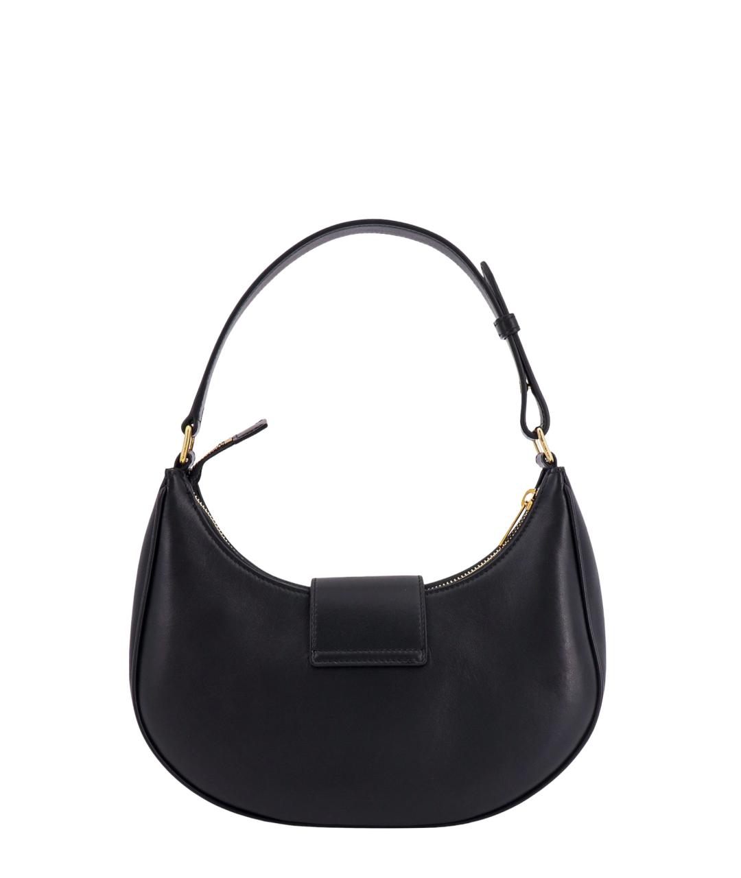 CELINE Черная кожаная сумка через плечо, фото 2