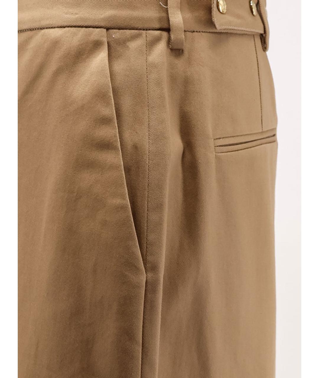 CELINE Бежевые хлопковые кюлоты, фото 3