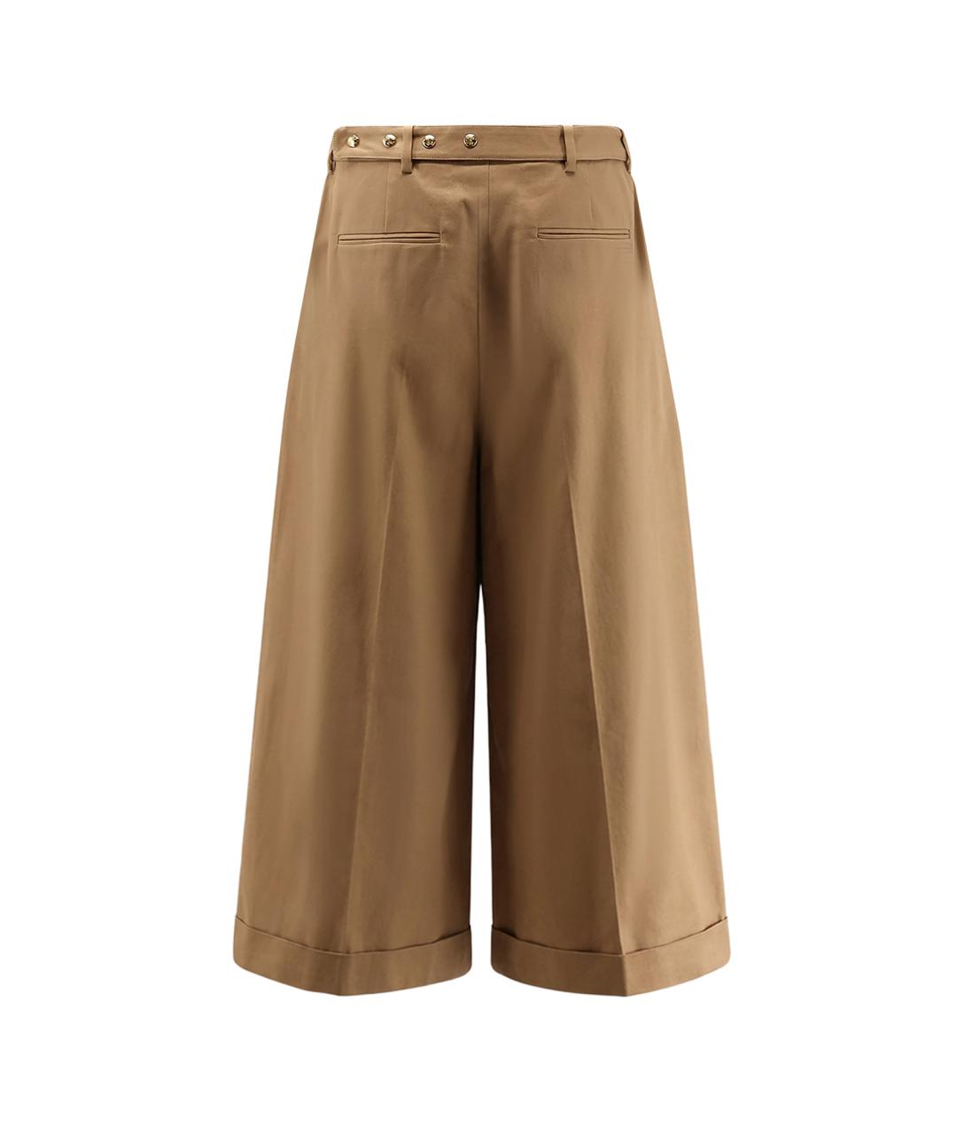 CELINE Бежевые хлопковые кюлоты, фото 2
