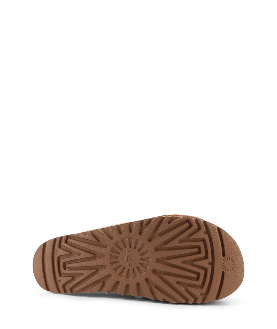 UGG AUSTRALIA Коричневые замшевые сабо, фото 4