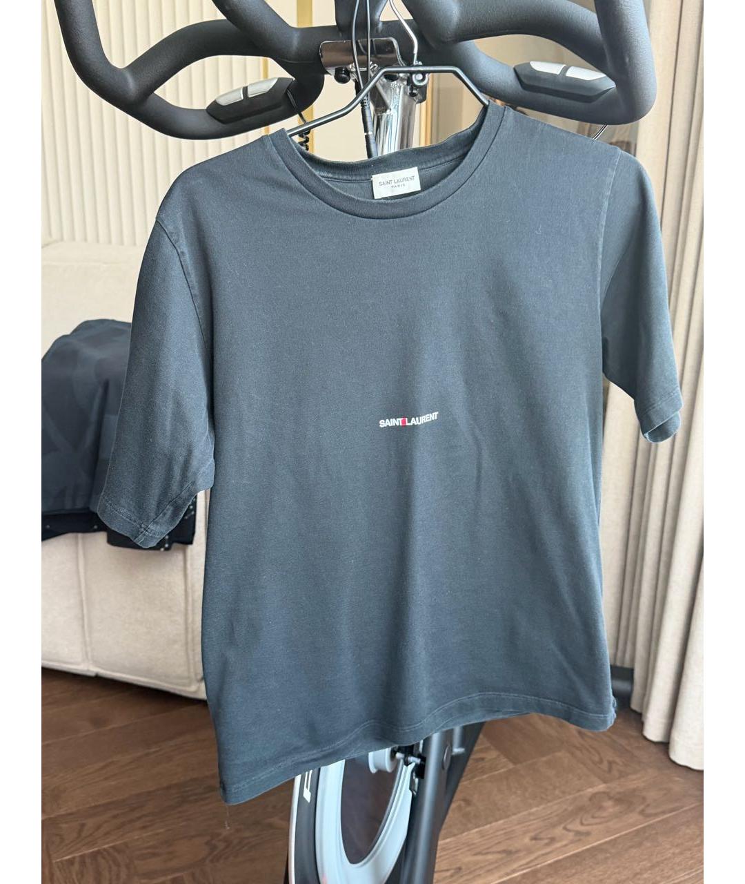 SAINT LAURENT Черная футболка, фото 8
