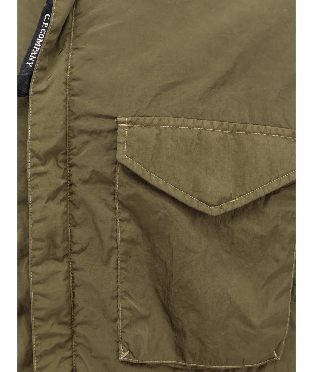 CP COMPANY Хаки полиамидовая куртка, фото 3