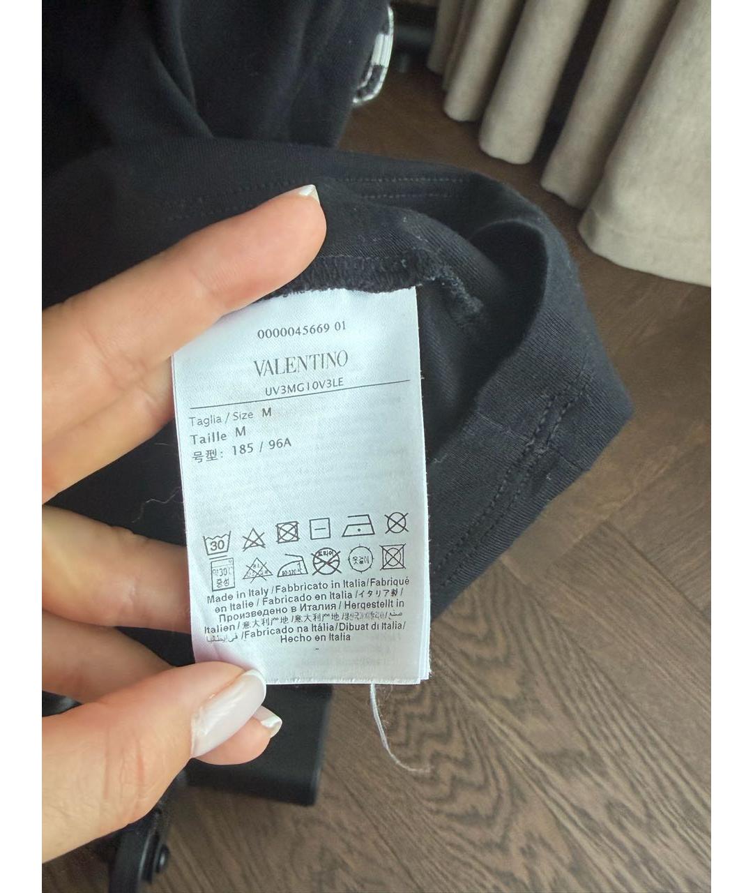 VALENTINO Черная футболка, фото 6