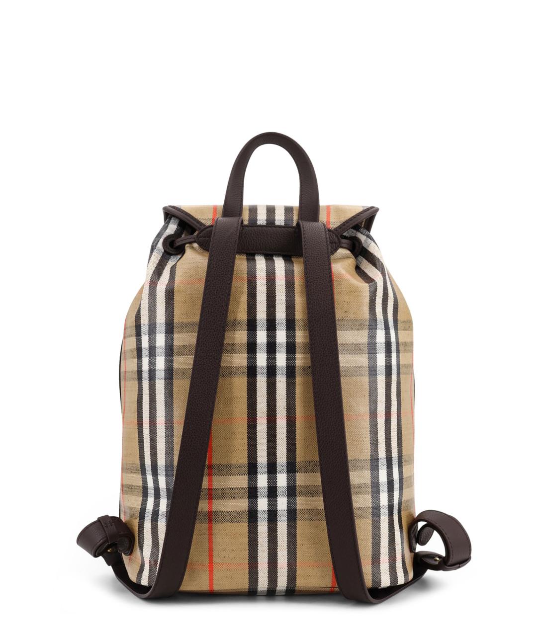 BURBERRY Бежевый тканевый рюкзак, фото 2