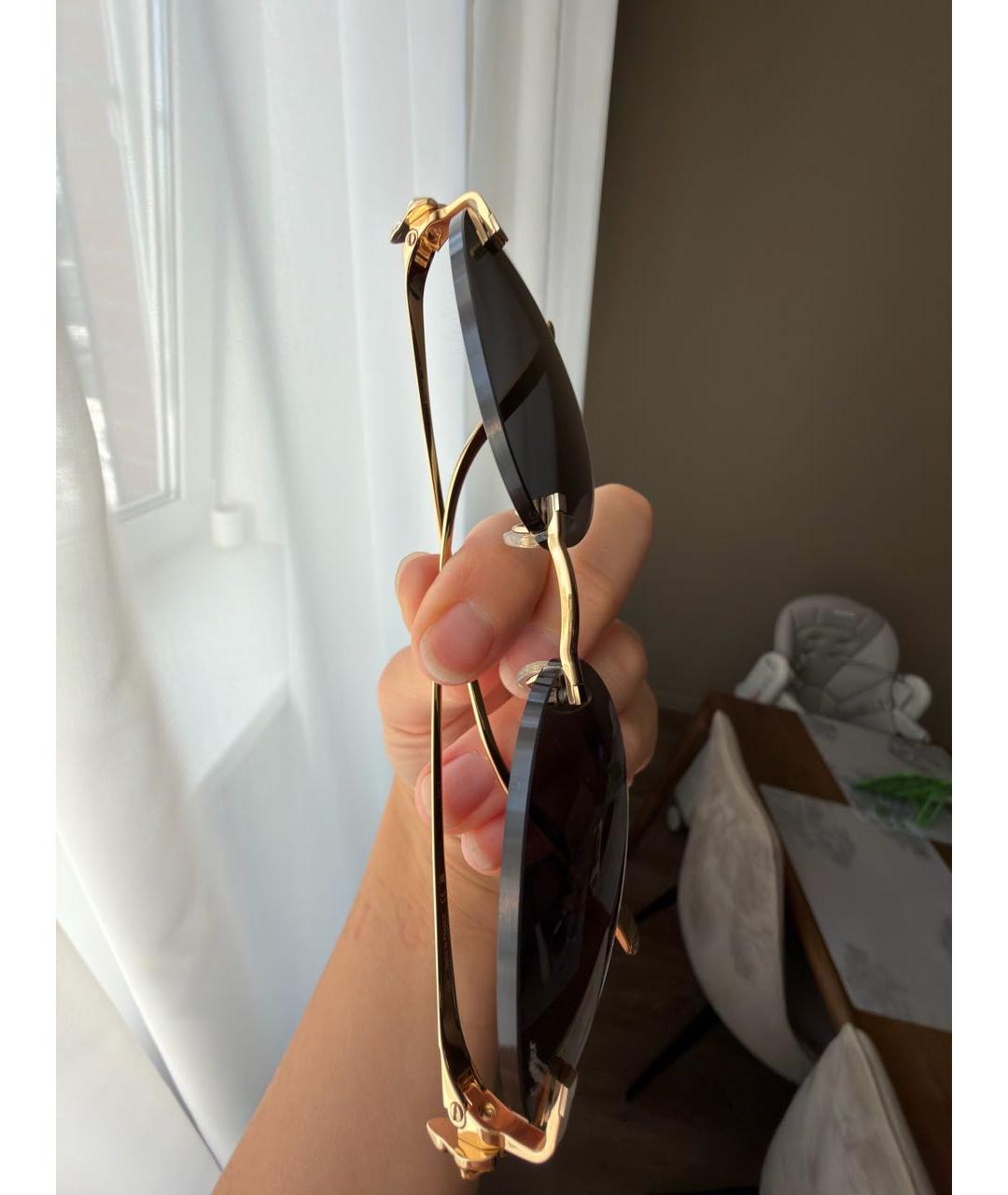 CARTIER Коричневые солнцезащитные очки, фото 6