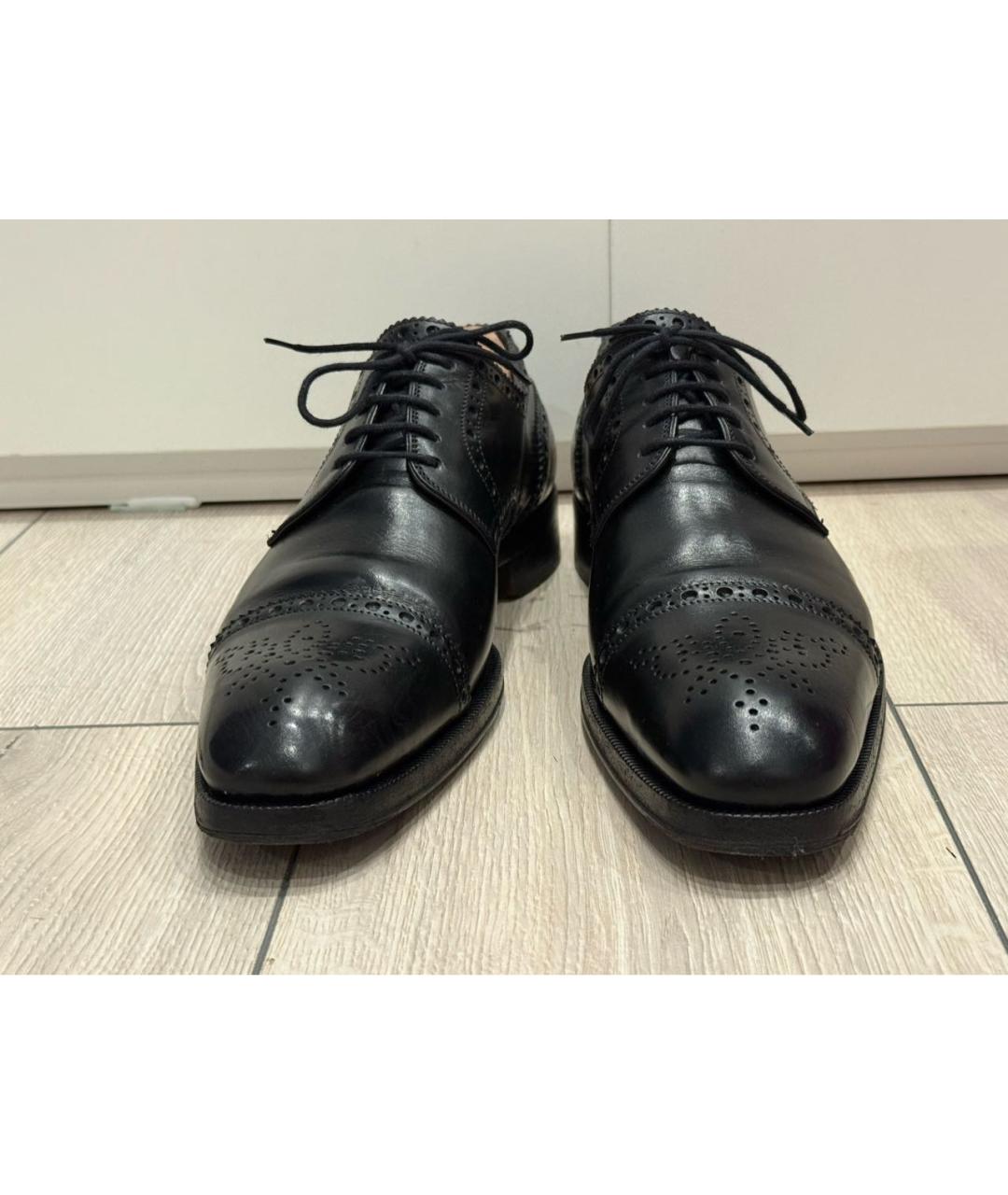 TOM FORD Черные кожаные туфли, фото 2