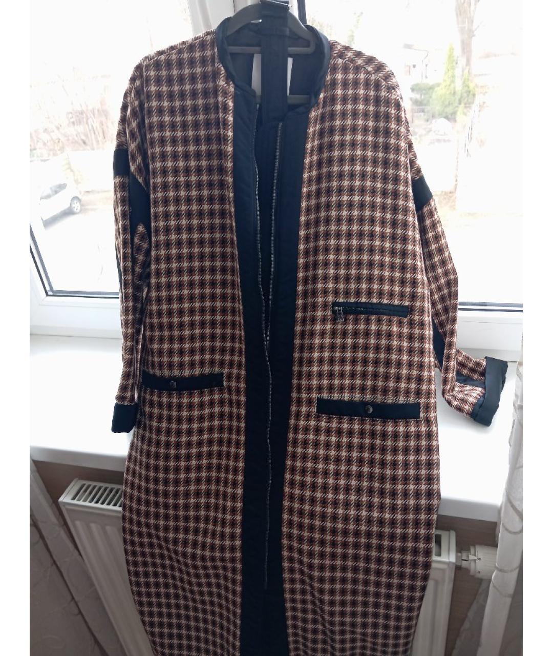 BOGNER Коричневое шерстяное пальто, фото 5