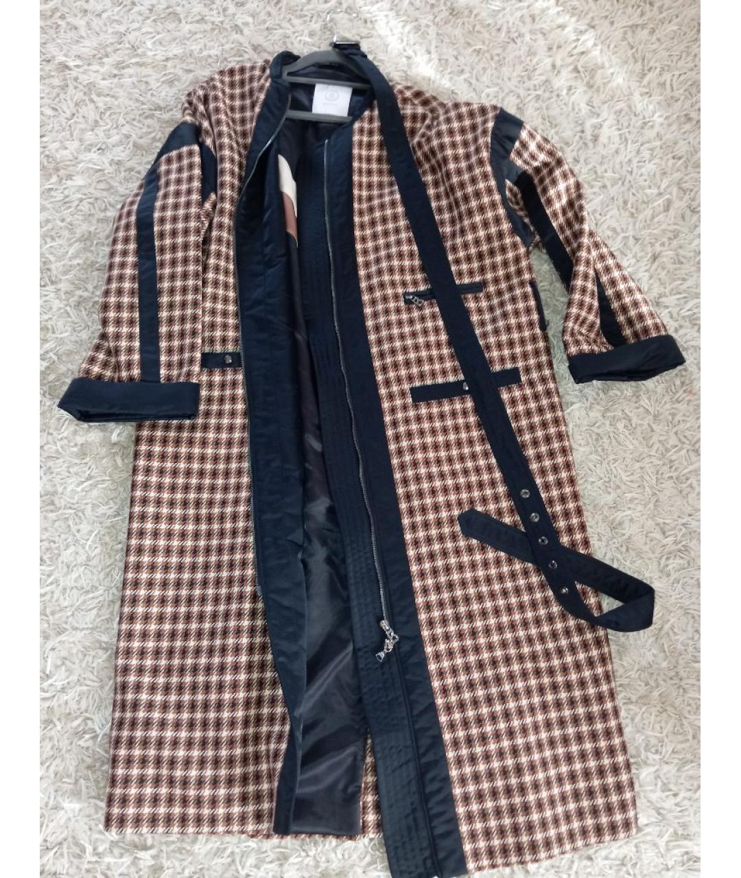 BOGNER Коричневое шерстяное пальто, фото 2