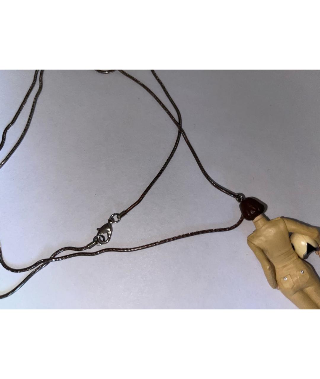 CHANEL Бежевая пластиковая подвеска, фото 5