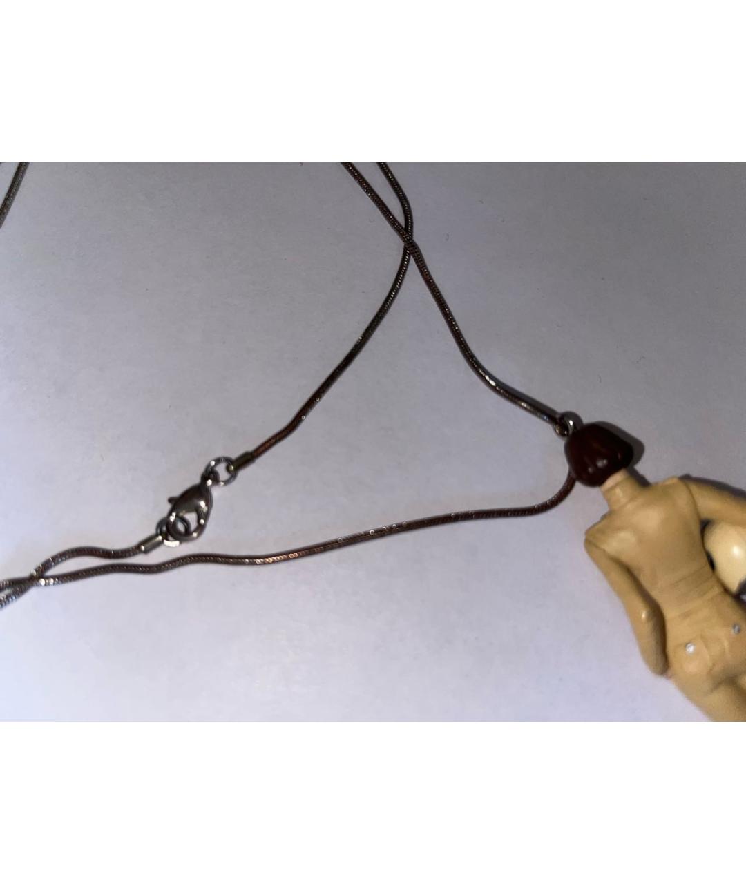 CHANEL Бежевая пластиковая подвеска, фото 4