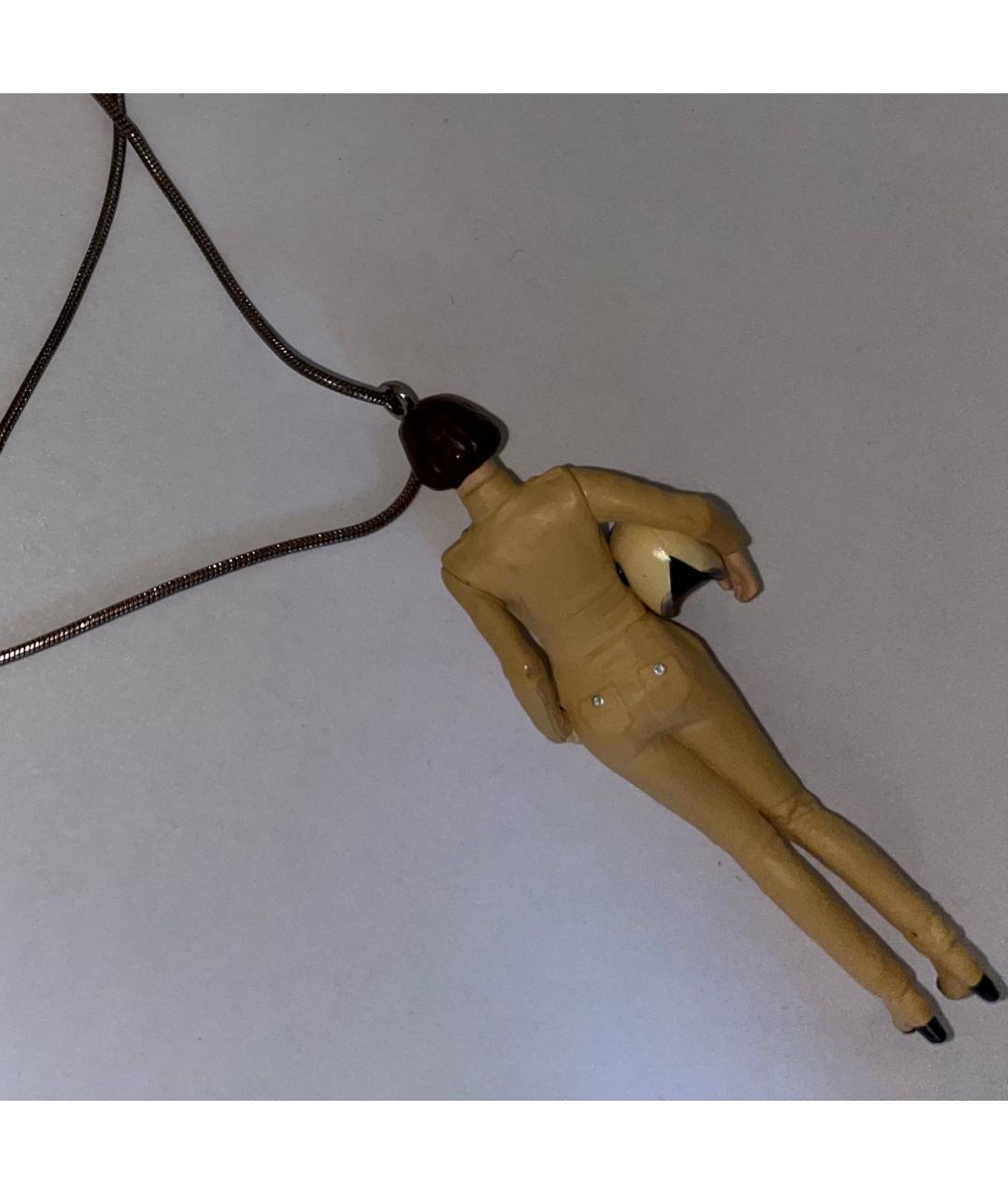 CHANEL Бежевая пластиковая подвеска, фото 2